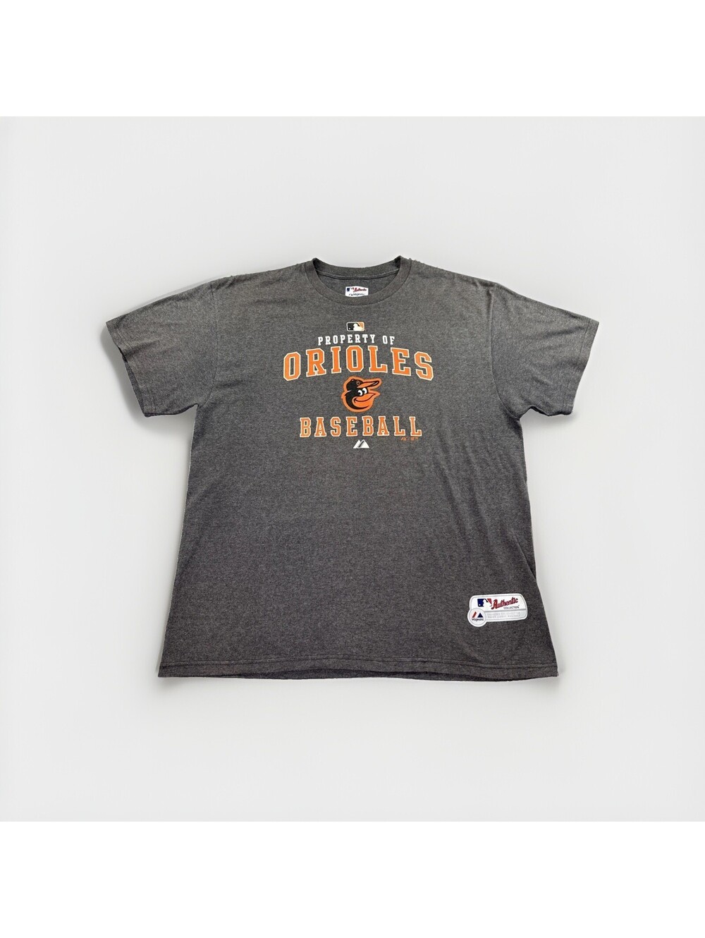 Property Of Baltimore Orioles Baseball MLB Majestic Graphic T-Shirt Mens XL